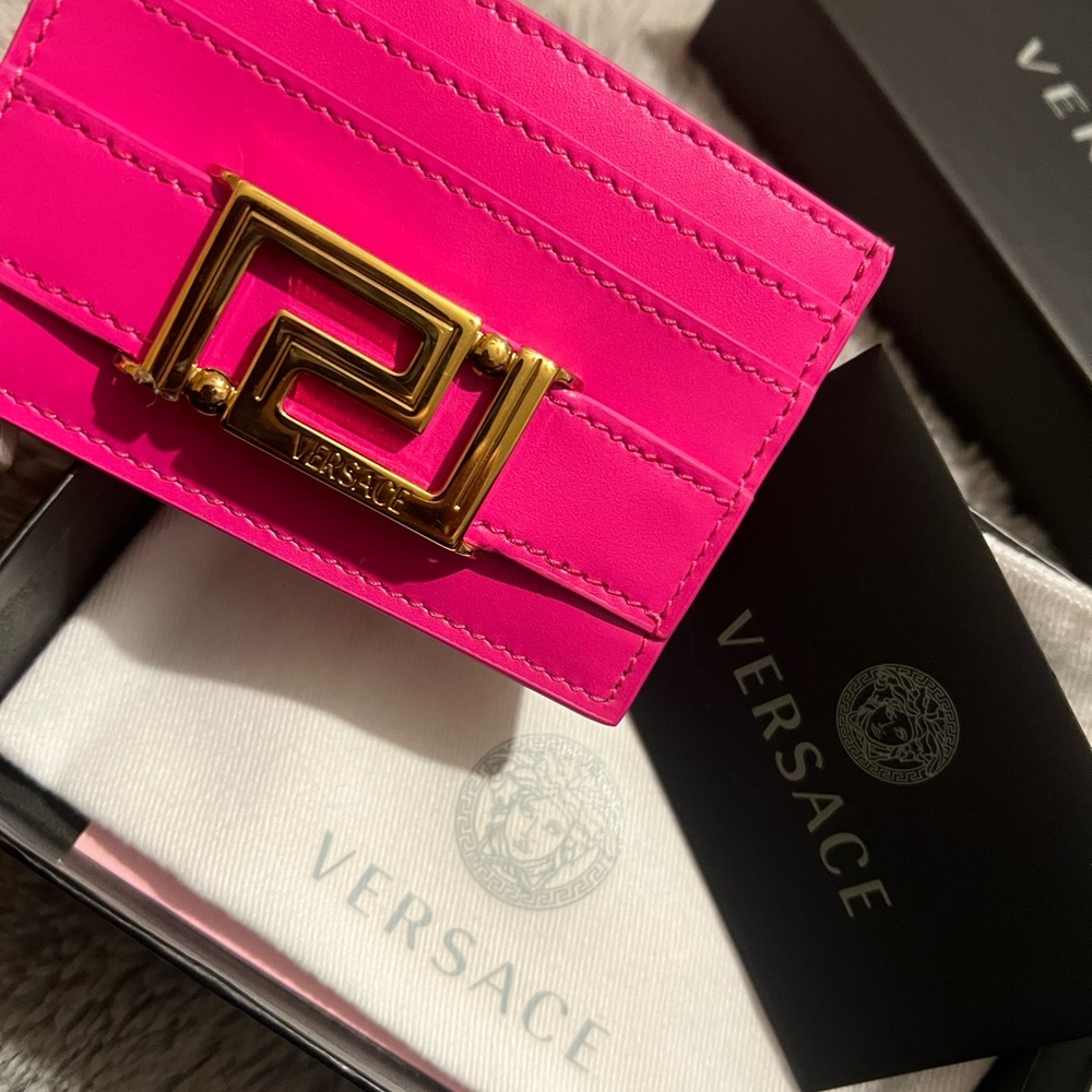 Versace Pink Card Holder